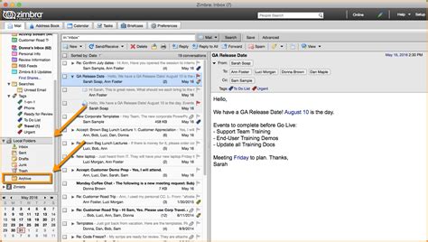 zimbra email.
